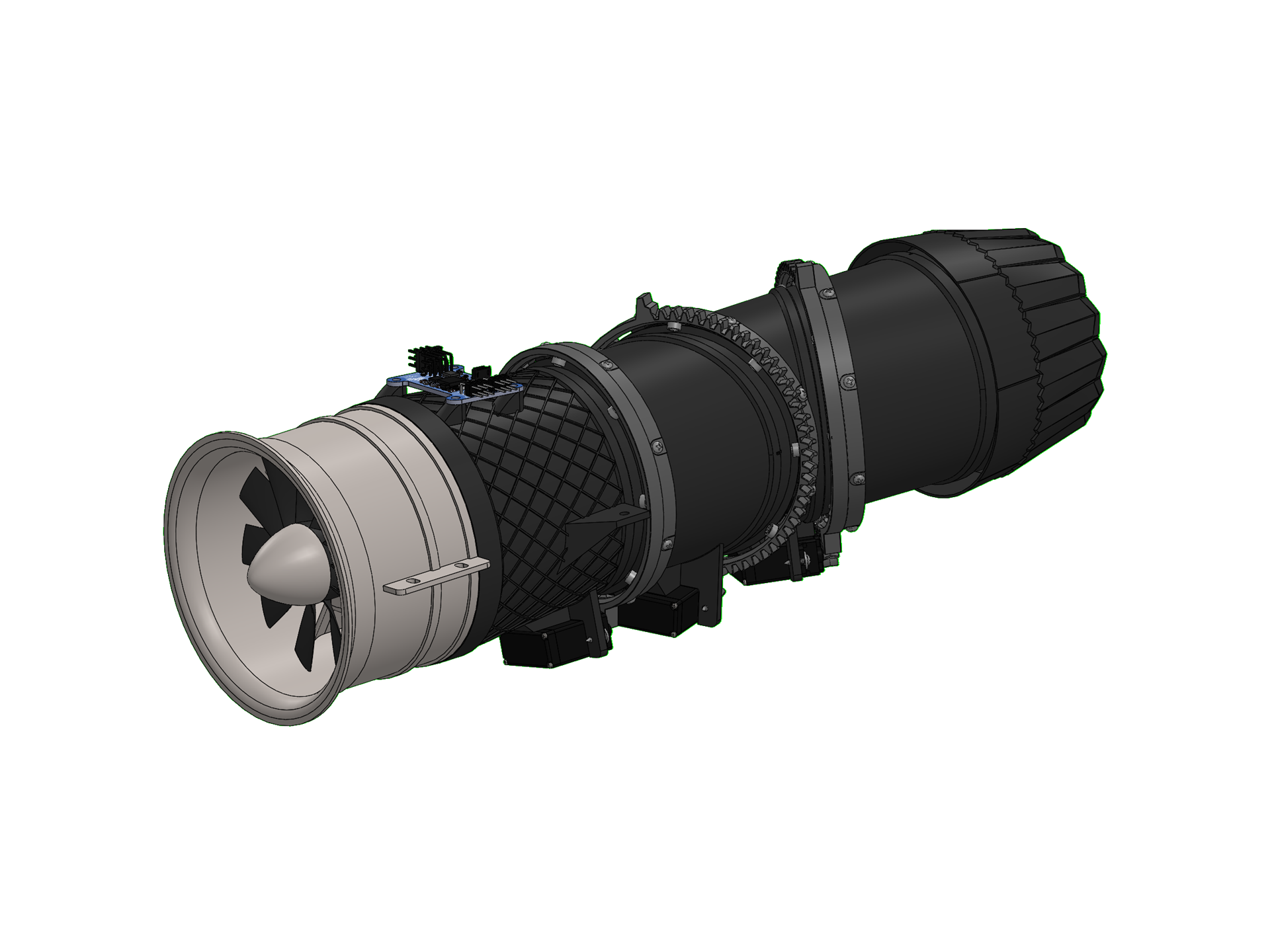 3-Bearing Swivel Module for 90mm EDF