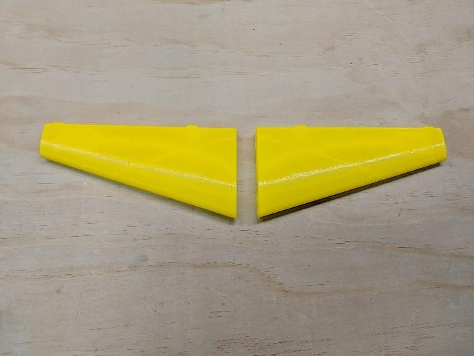 Horizontal tail sections joined