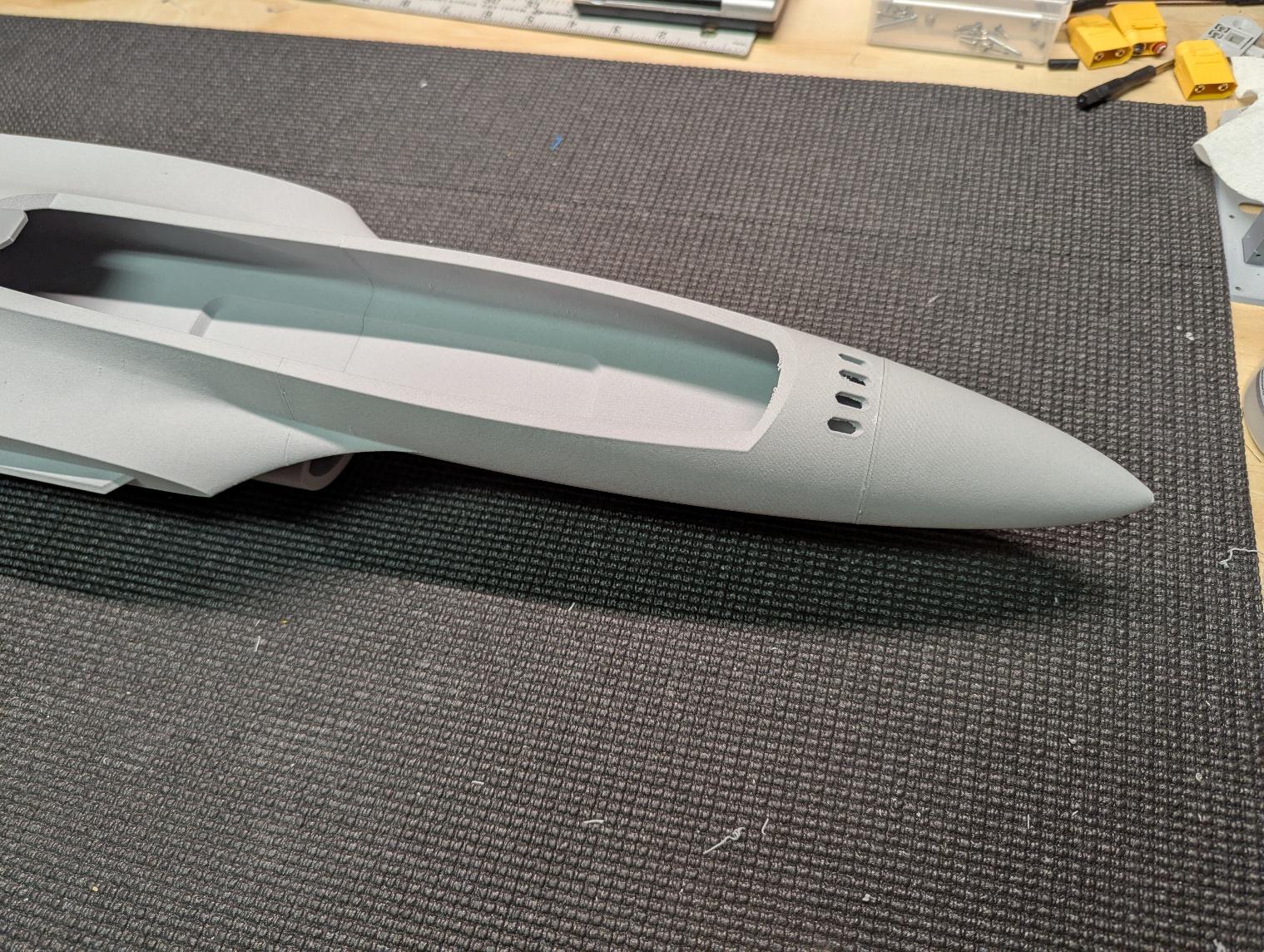Fuselage section 1 added