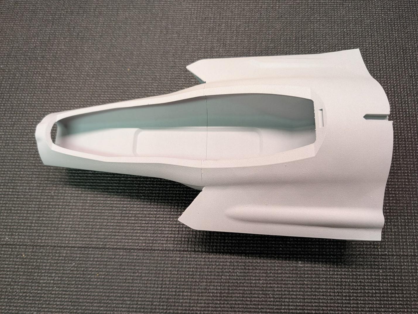 Fuselage sections 2 and 3 joined