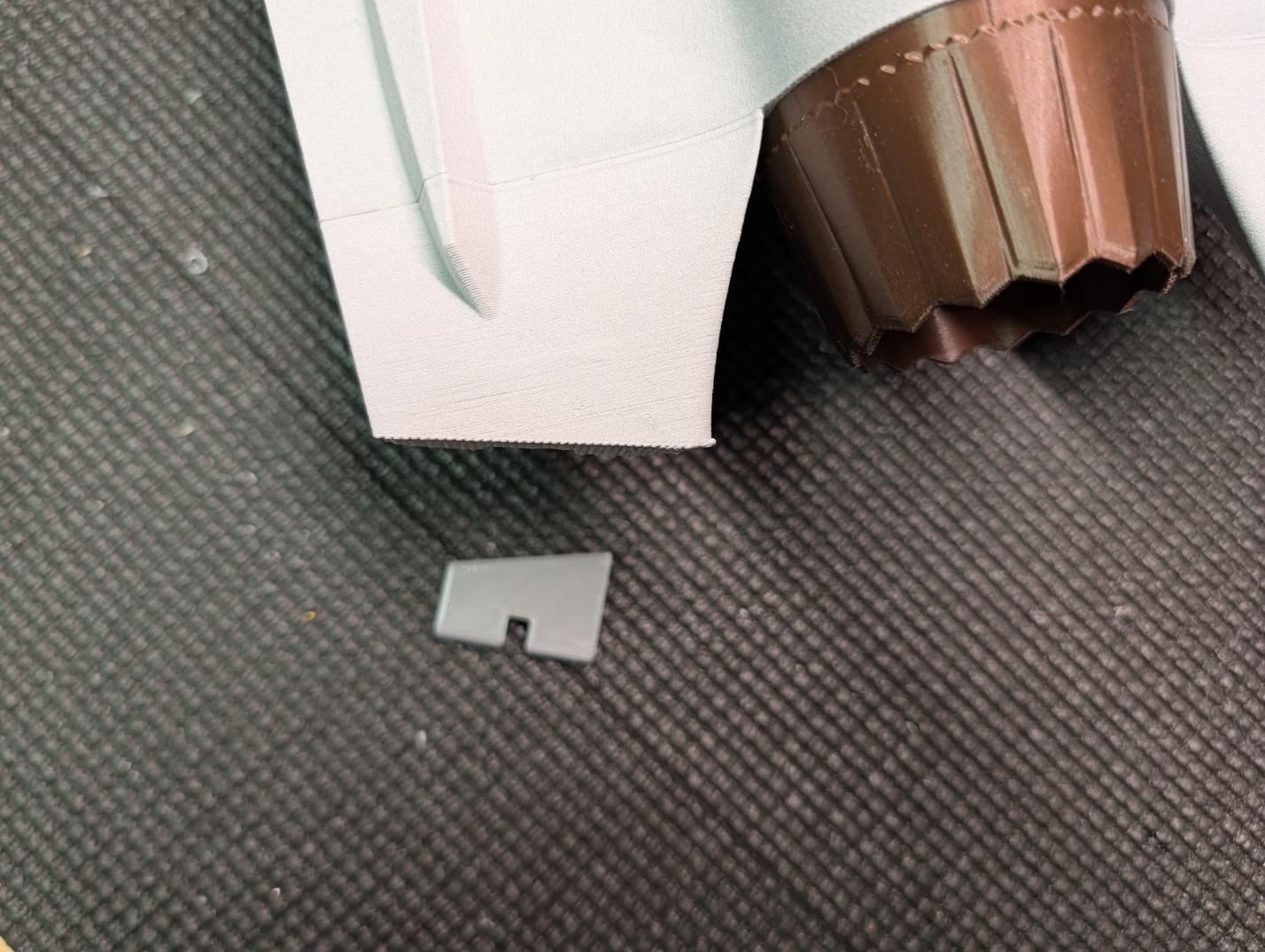 Stabilator hinge blocks glued in