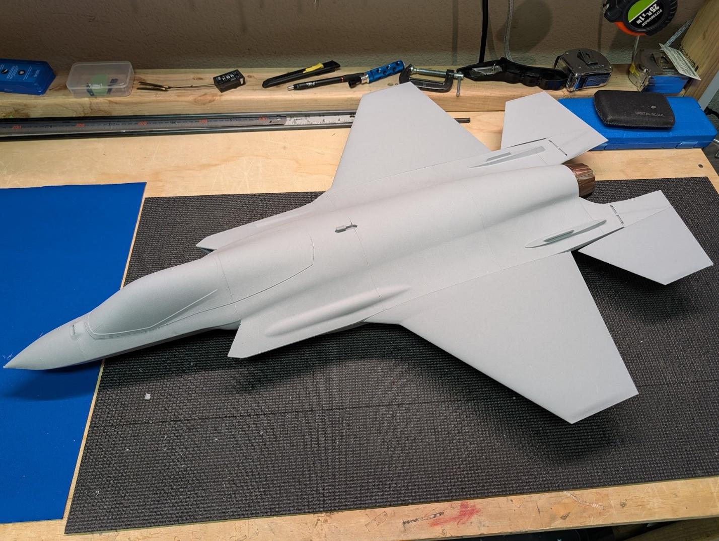 Wings glued to the fuselage