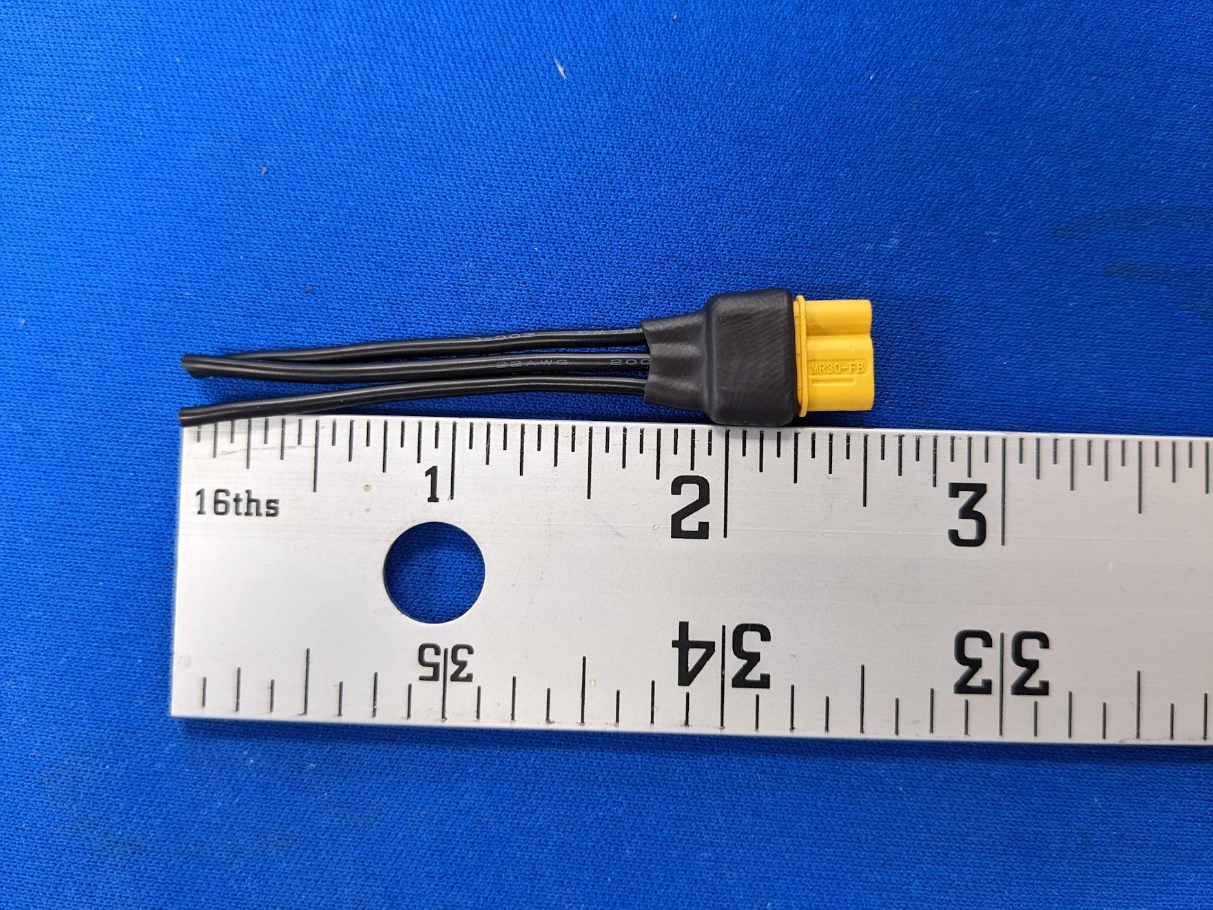 MR30 connectors with 22AWG leads
