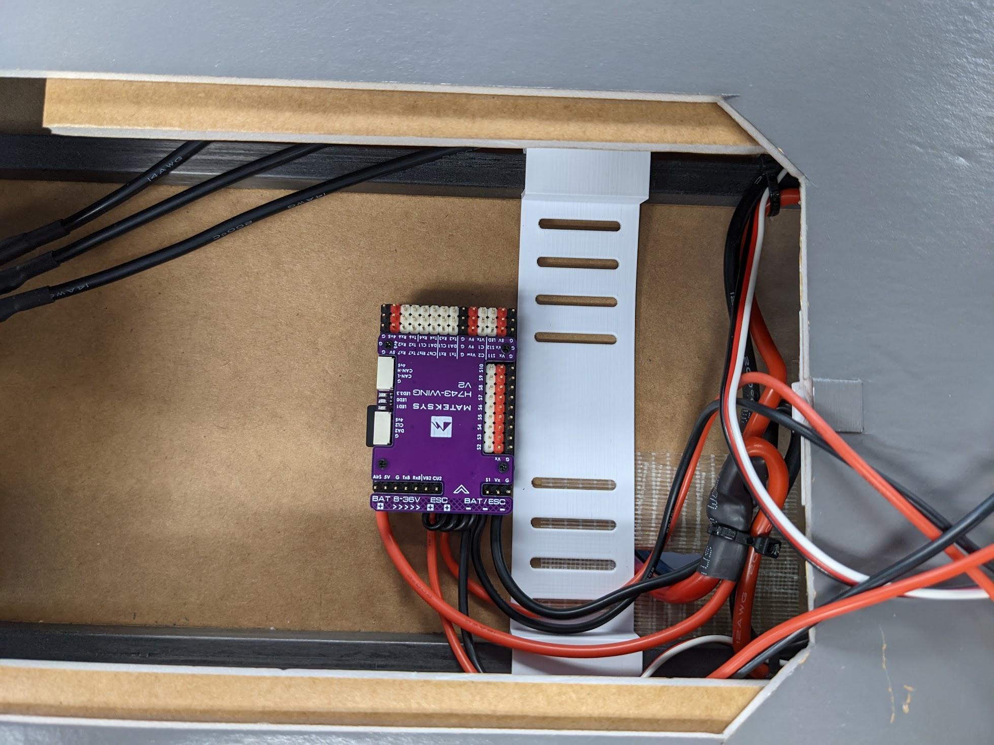 Flight controller mounted