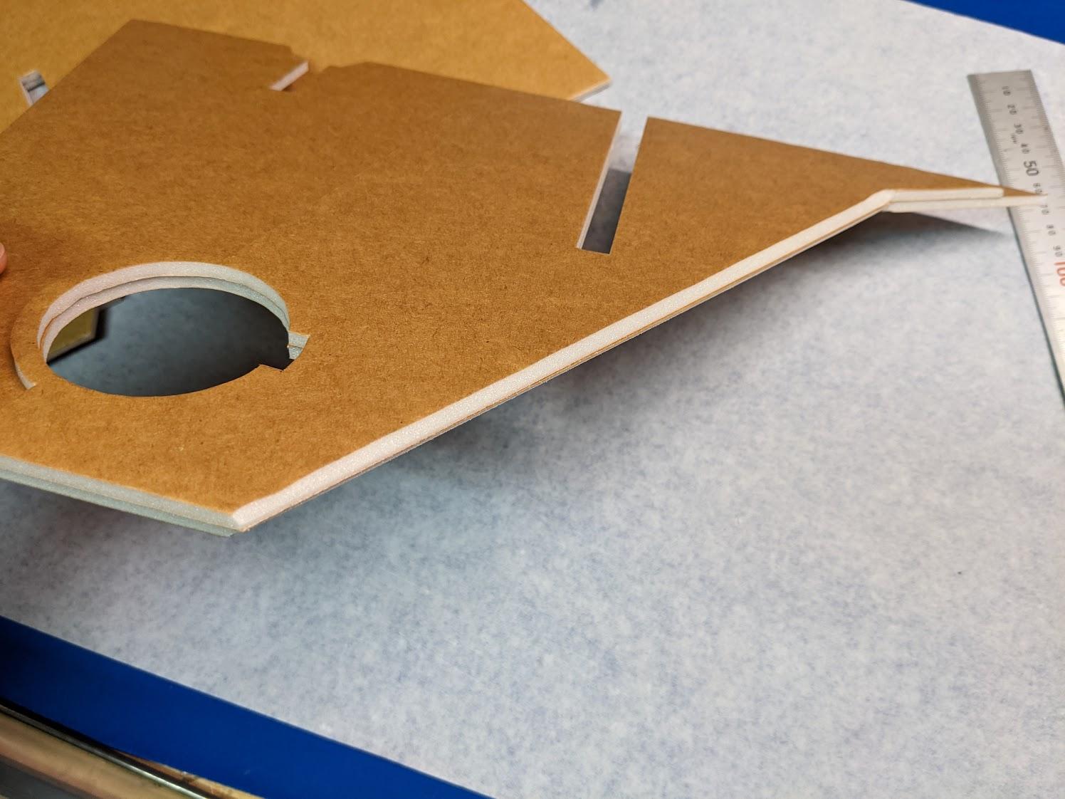 Beveled leading edges