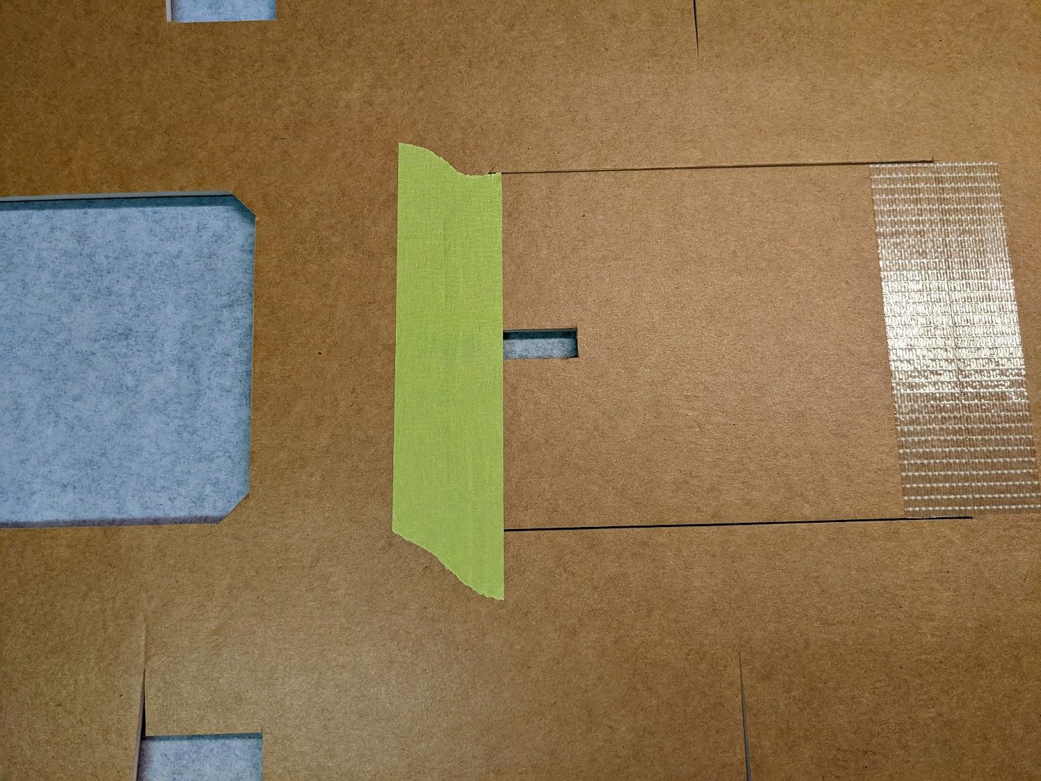 Hatch taped closed