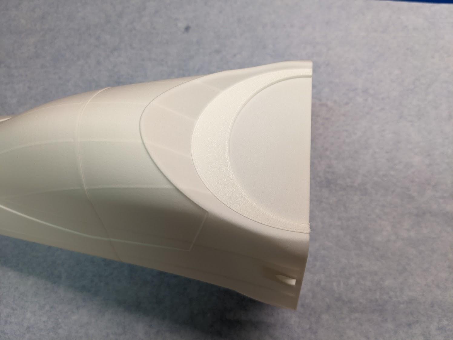 Upper fan doubler on the nose