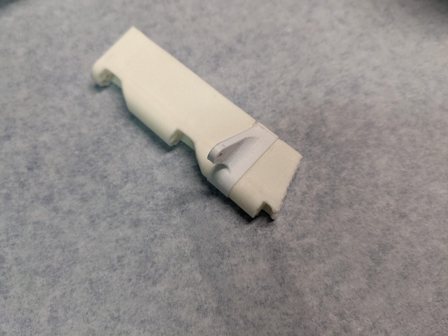 Stabilator control horns attached