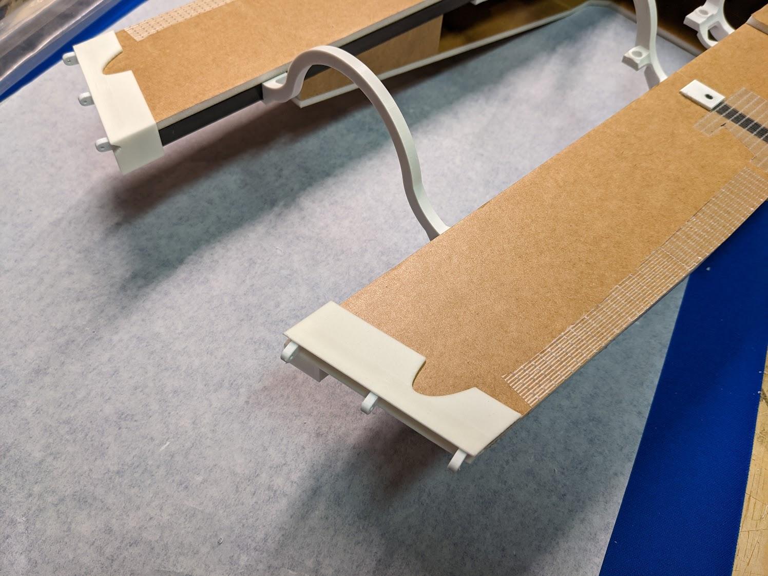 Aft fuselage stiffeners installed