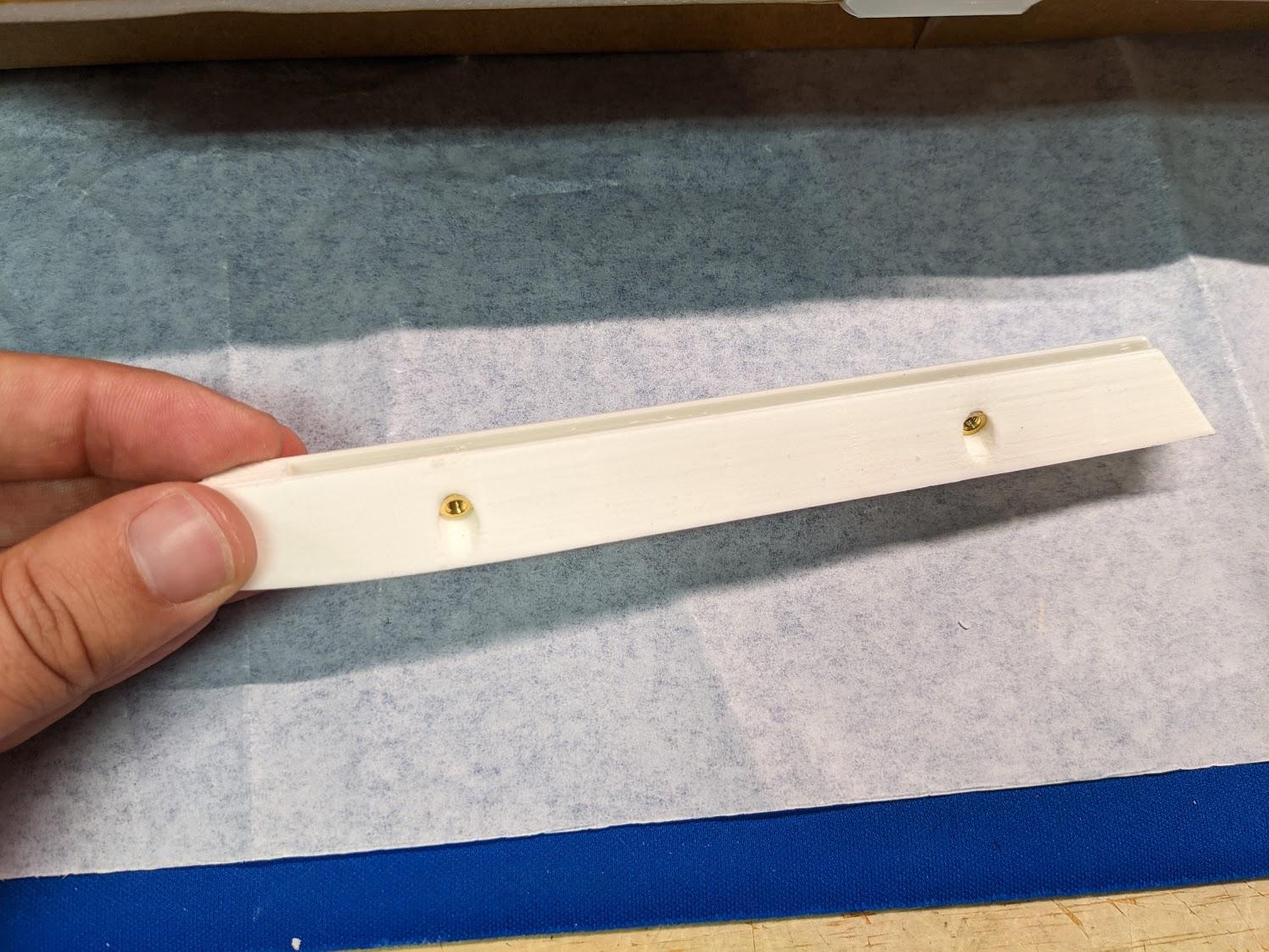 Inserts in the vertical tail base