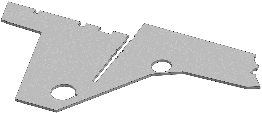 Main wings cut from Depron