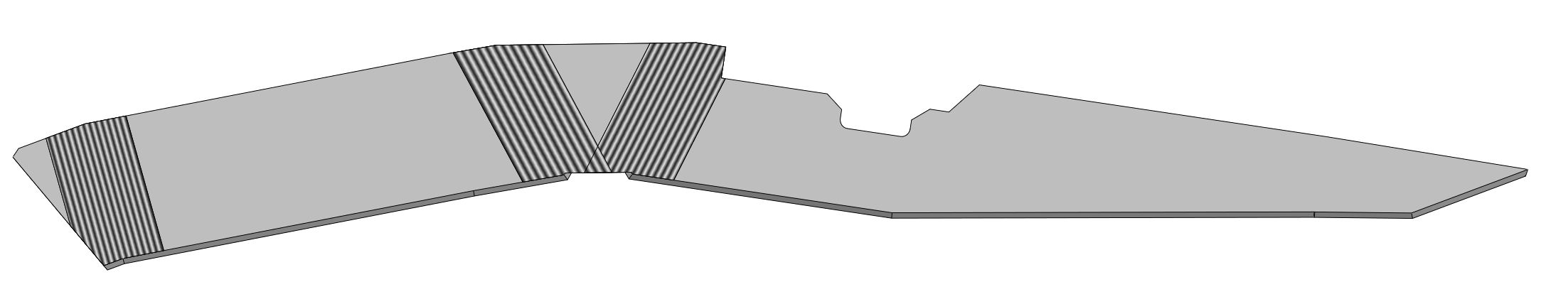 Tape applied on the reverse