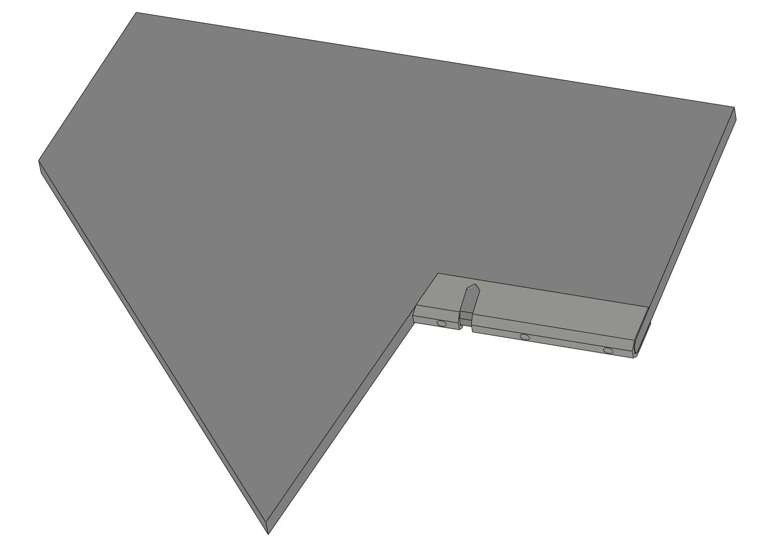 Printed leading edges on the stabilators