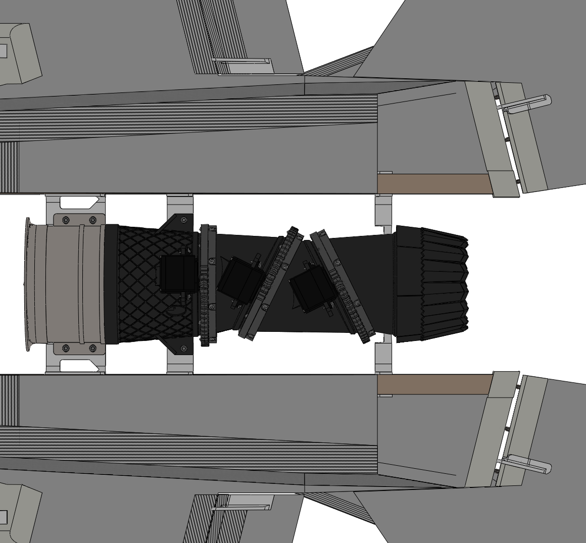 3BSM and fan mounted
