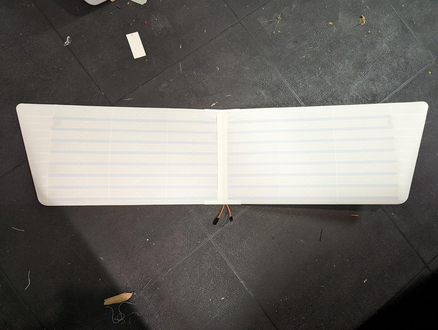 Completed wing assembly