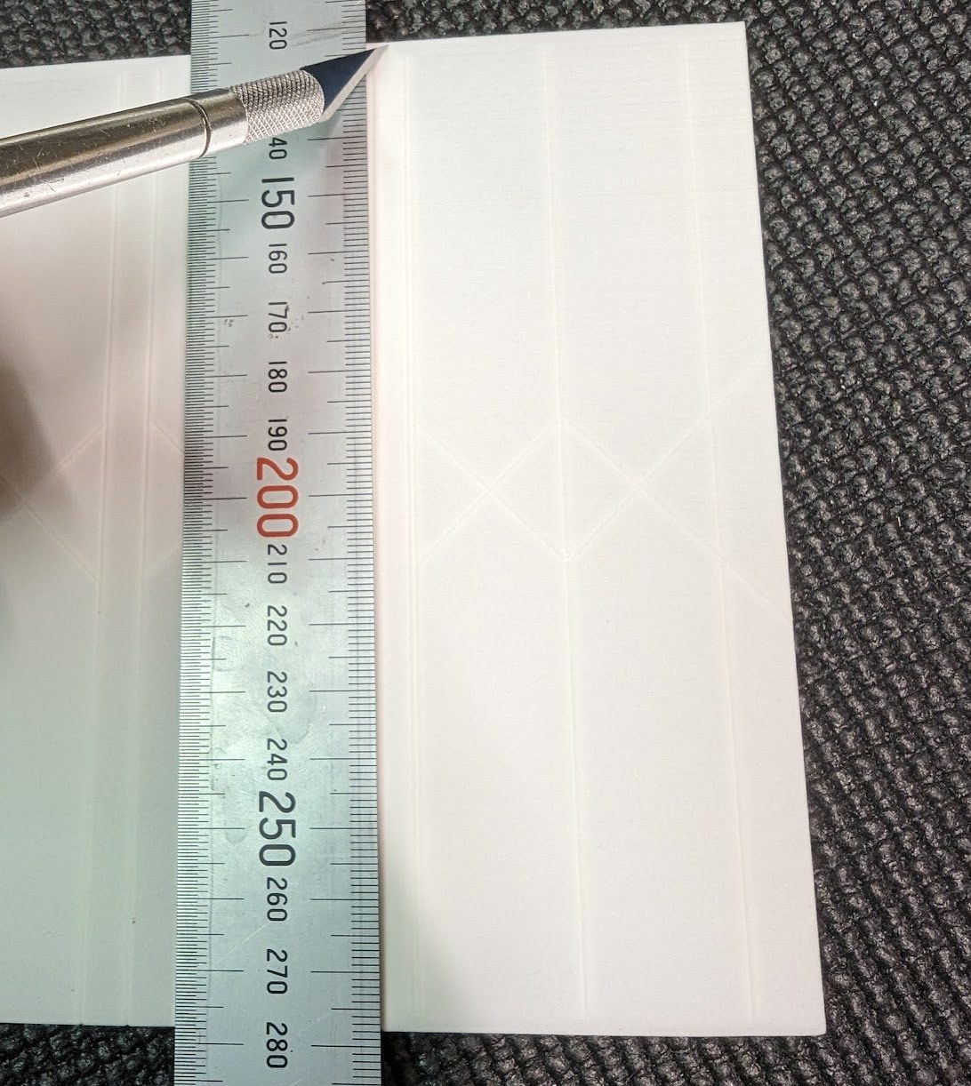 Trimming the hinge underside on Tail L1 and R1