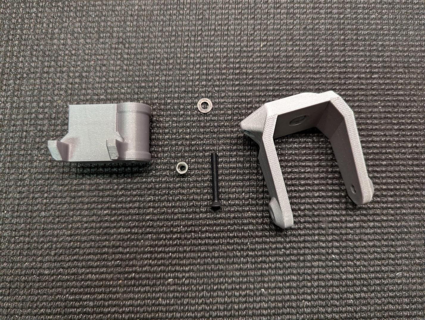 Nose gear parts prepared