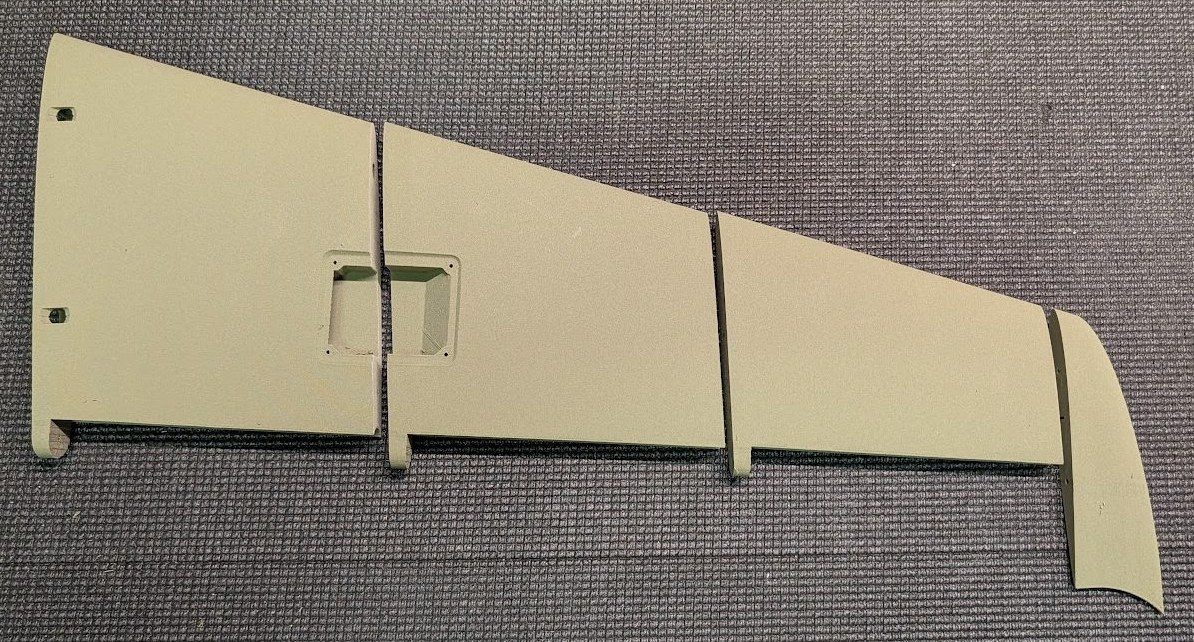 Tail surface sections joined