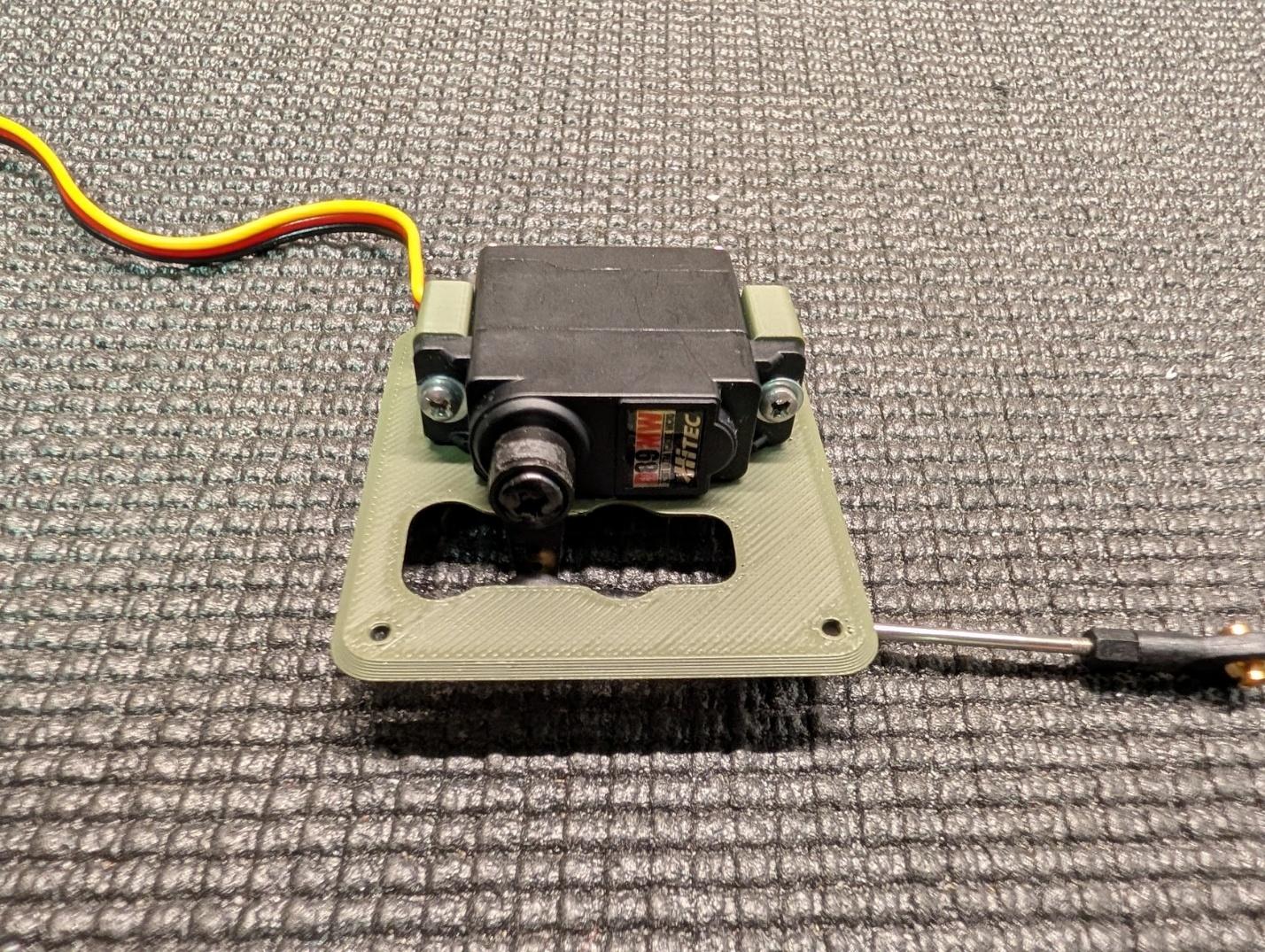 Elevator servos prepared