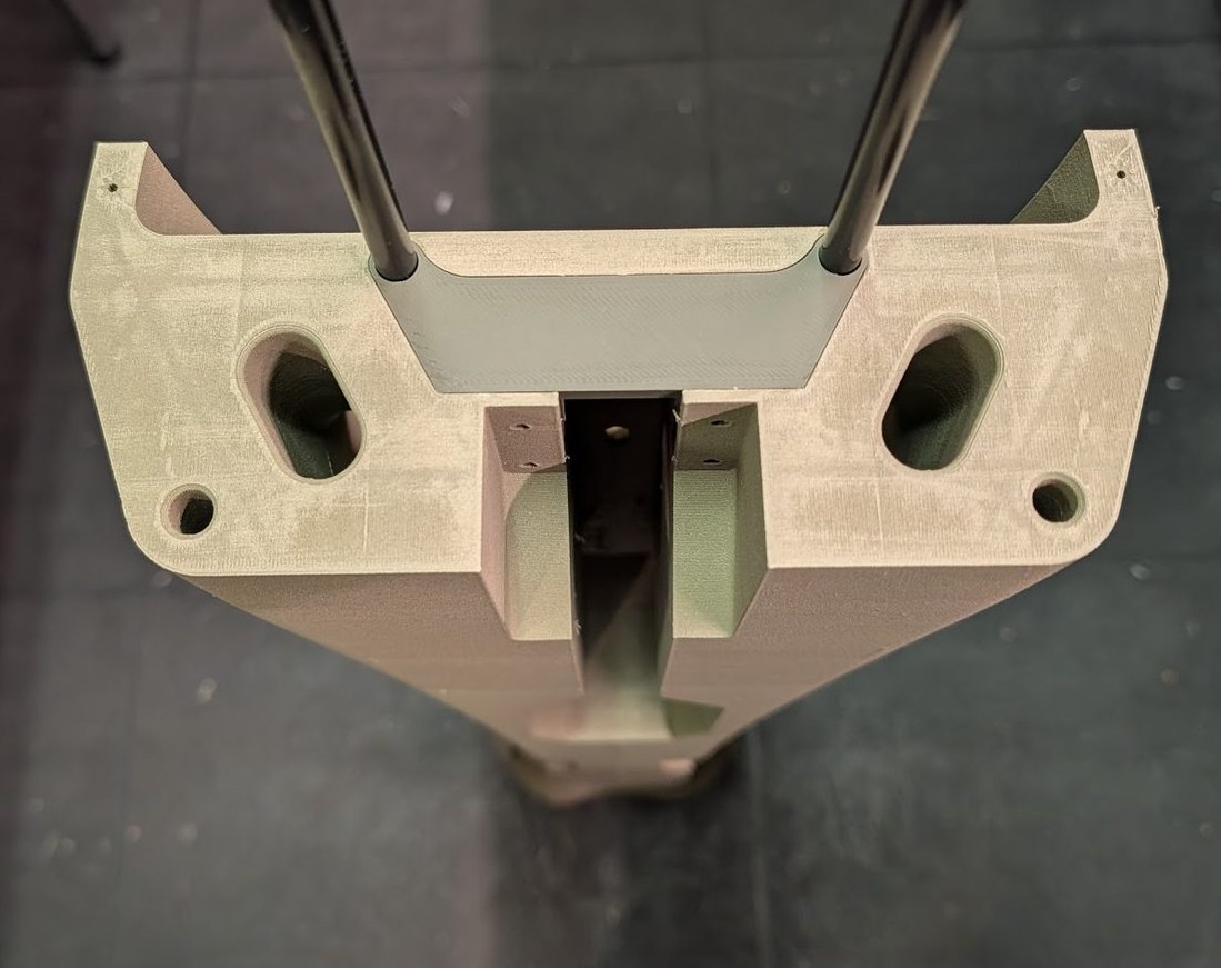Nose gear mount installed in section 2