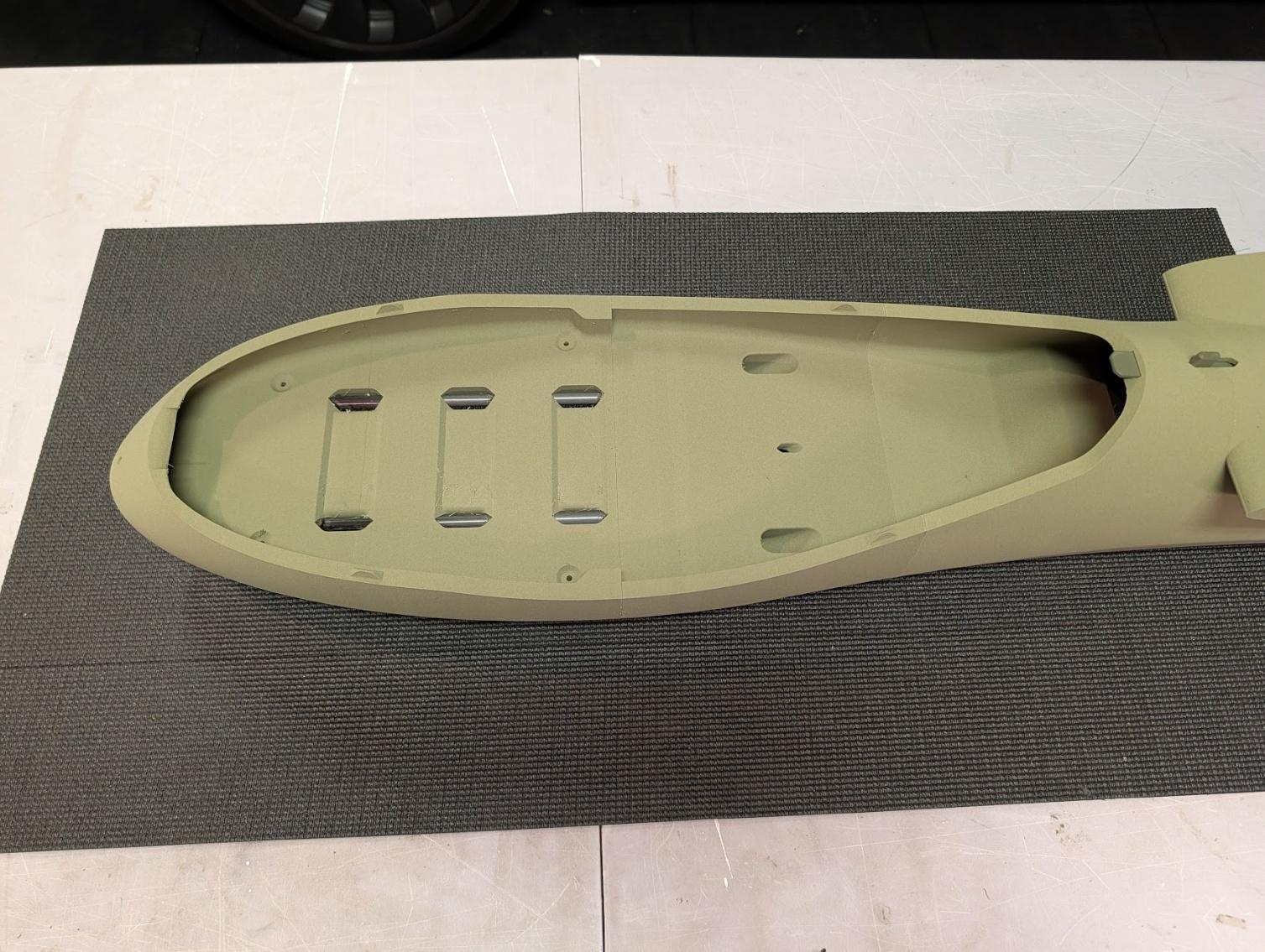 Forward fuselage assembled