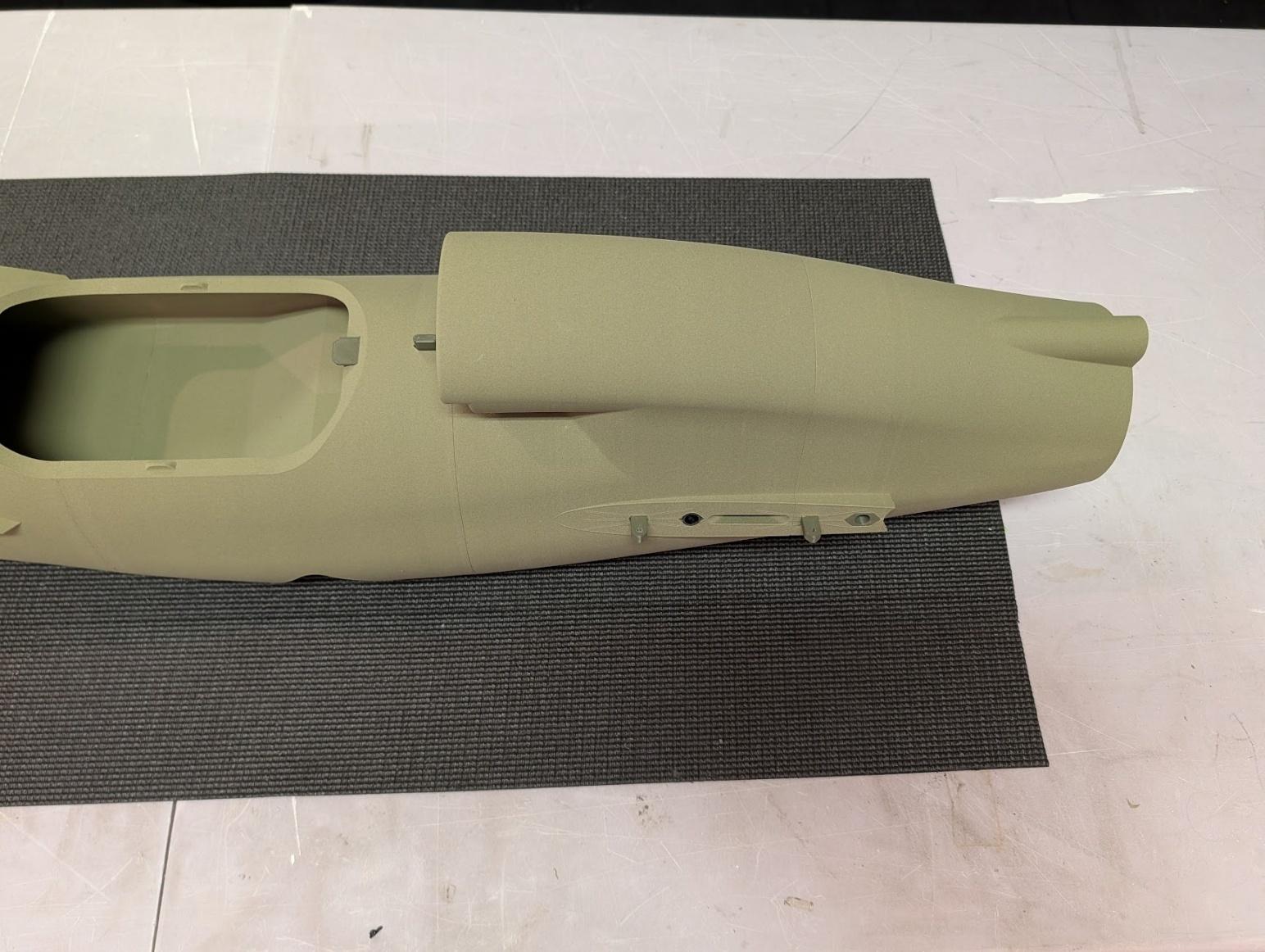 Forward and aft fuselage joined