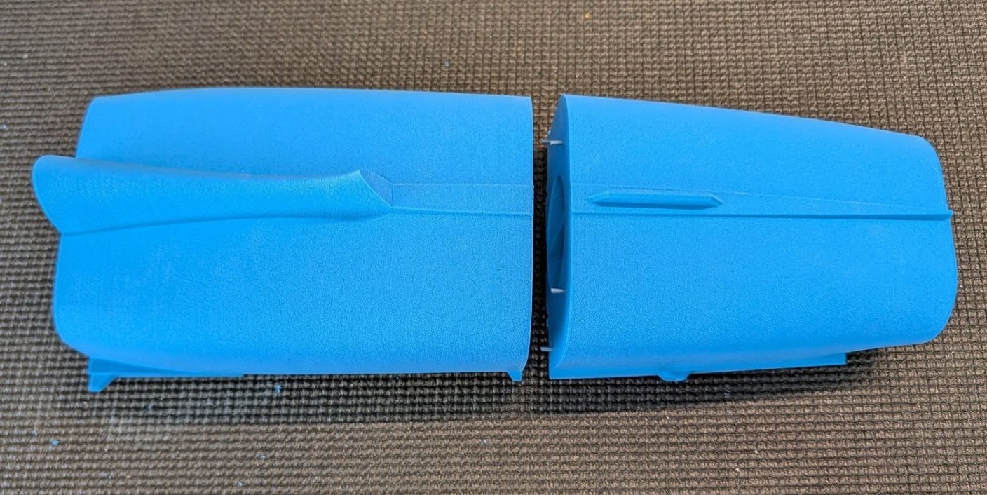 Fuselage sections 5 and 6 joined