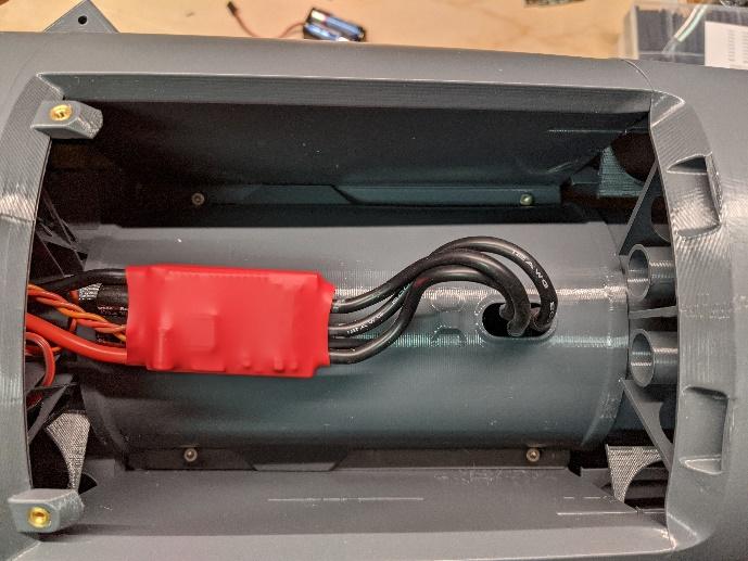 Fan cover installed
