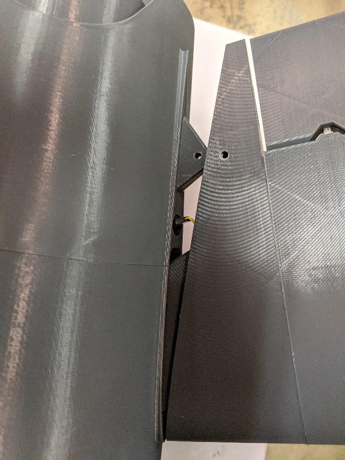 Stabilizer slid into its slot