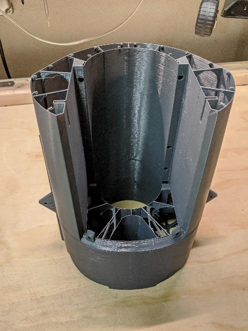 Fuselage sections 6 and 7 joined
