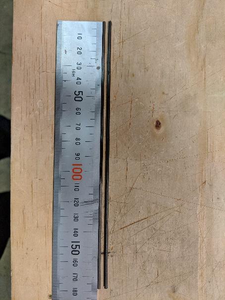 177mm carbon fiber hinge rods